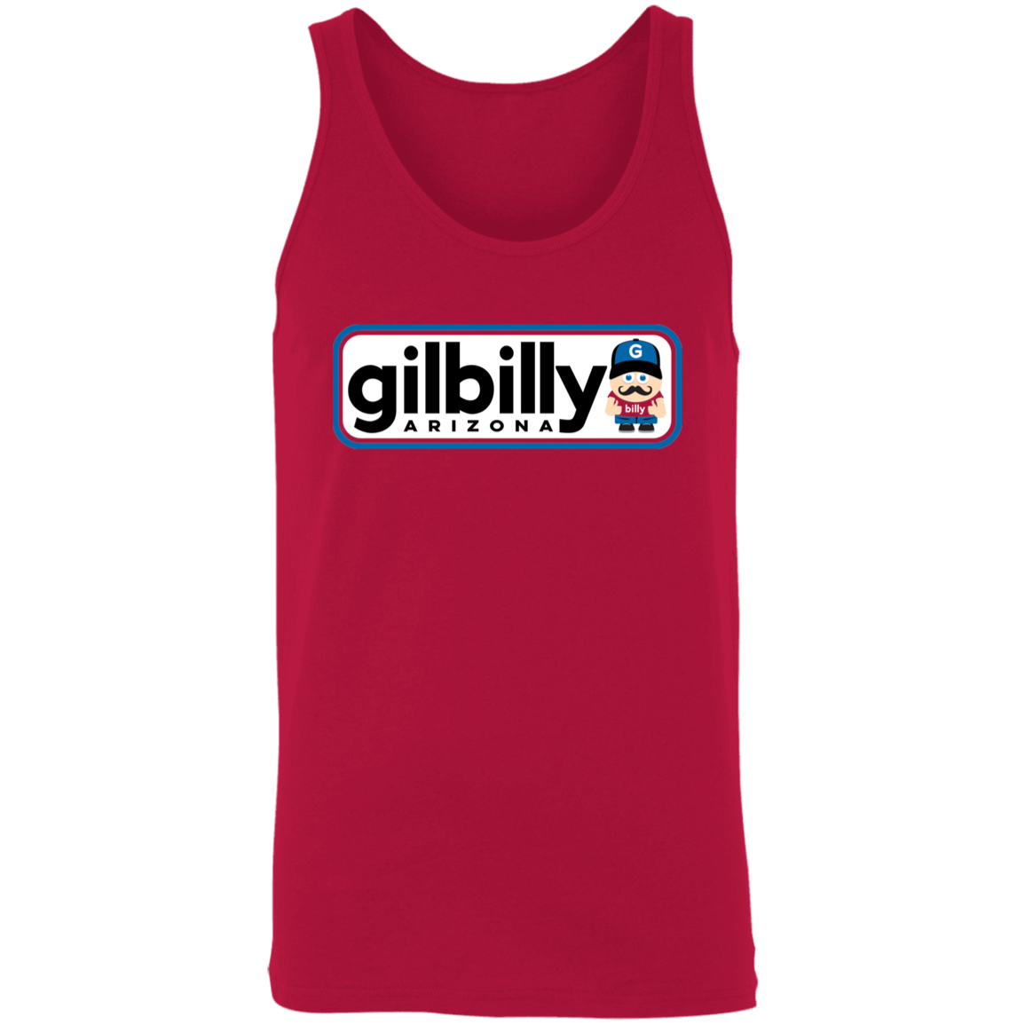 Gilbilly Unisex Tank Top | Red | Style 1