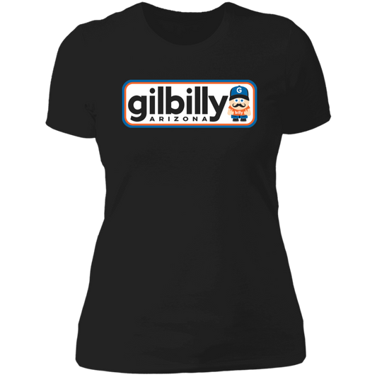 Boyfriend T-Shirt | Gilbilly Logo | Black