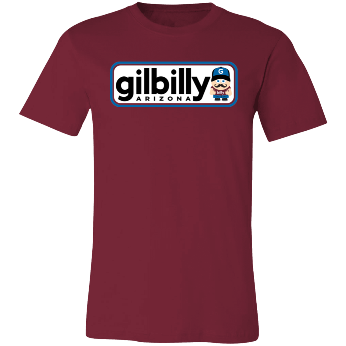 Unisex Crew Neck Shirt | Gilbilly Logo | Cardinal Red