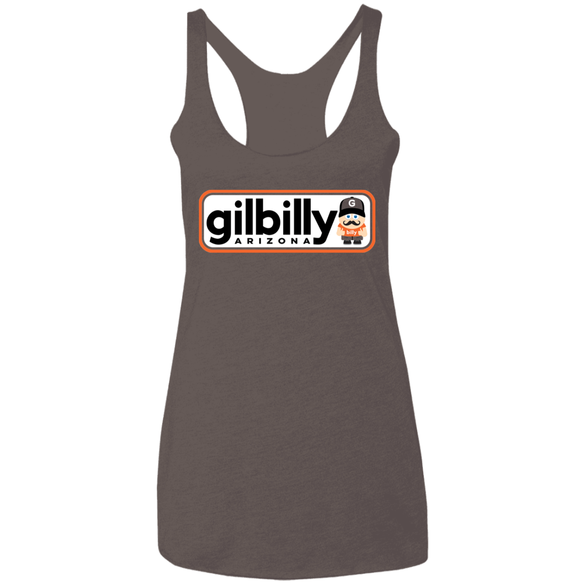 Women's Racerback Tank | Gilbilly | Macchiato