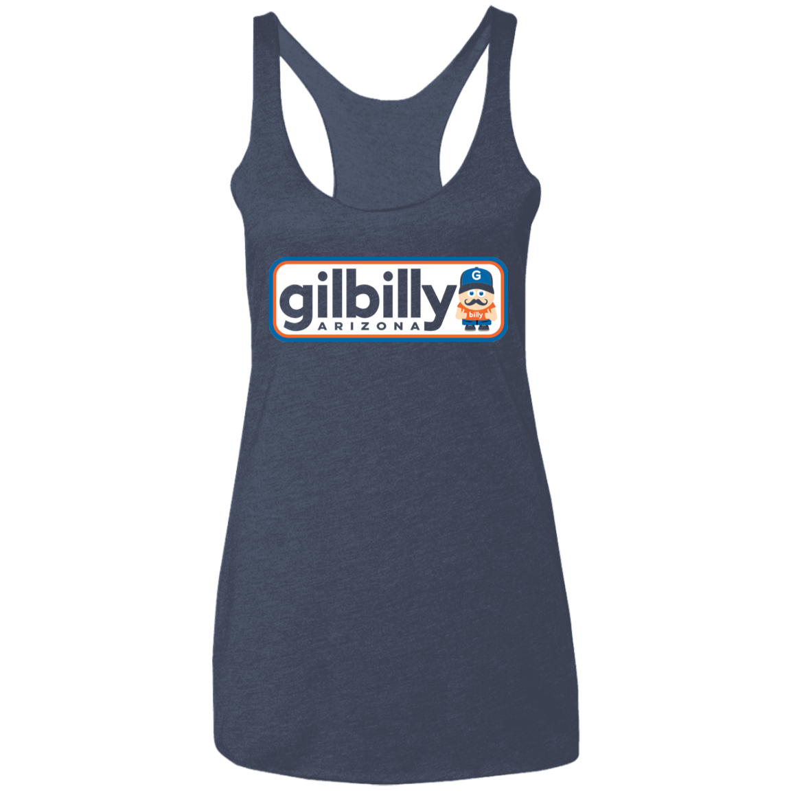 Women's Racerback Tank | Gilbilly | Vintage Navy