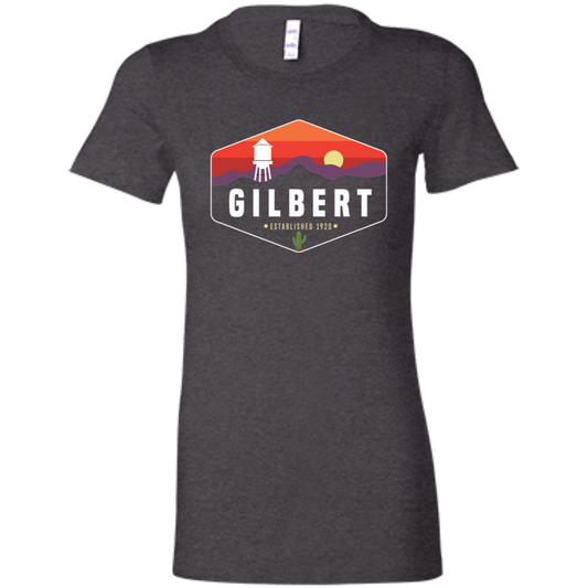 Women's Cut Shirt | Gilbert Sunset | Asphalt