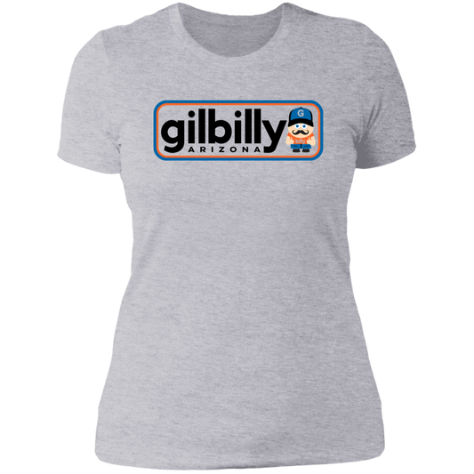 Boyfriend T-Shirt | Gilbilly Logo | Heather Grey