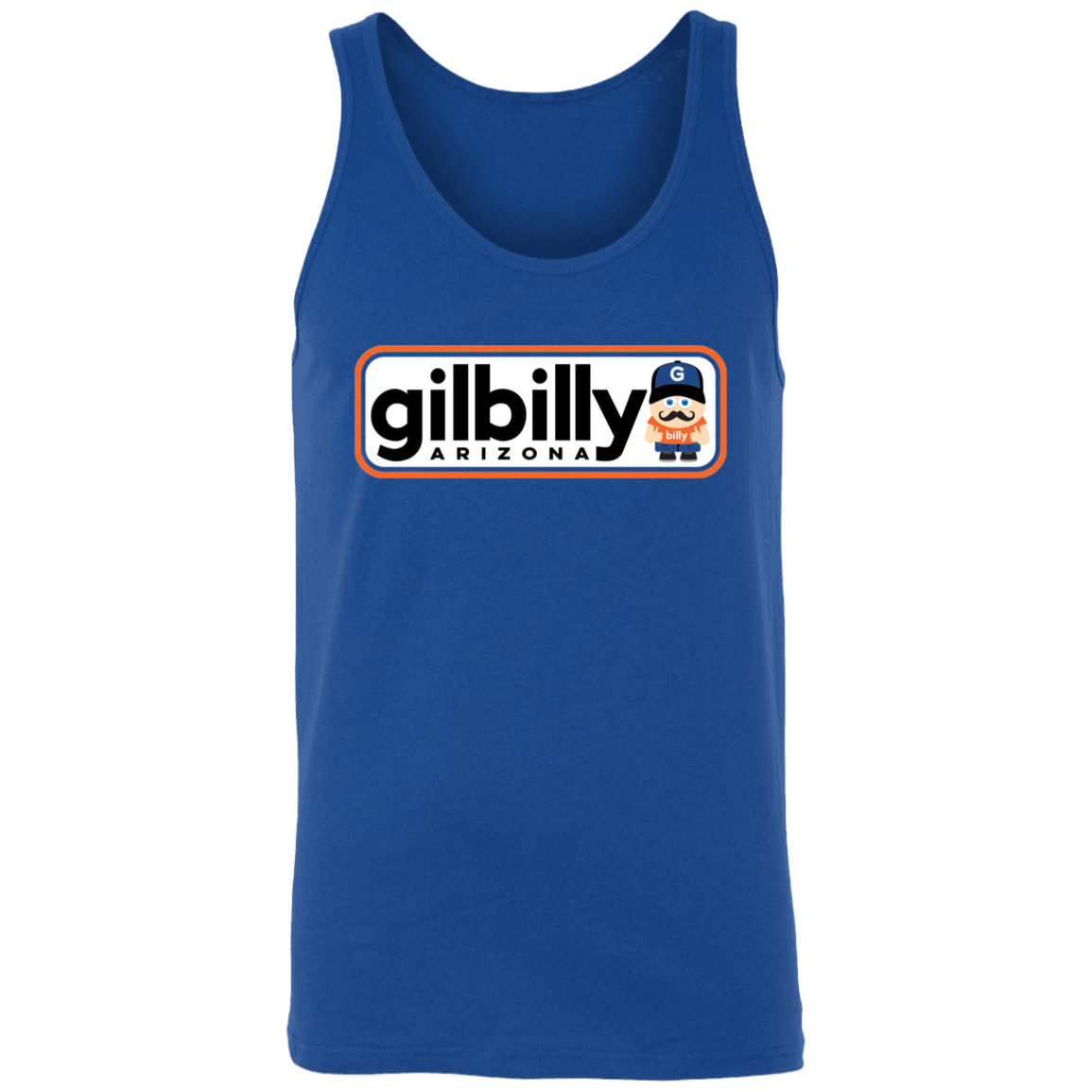 Gilbilly Unisex Tank Top | True Royal Blue | Style 1