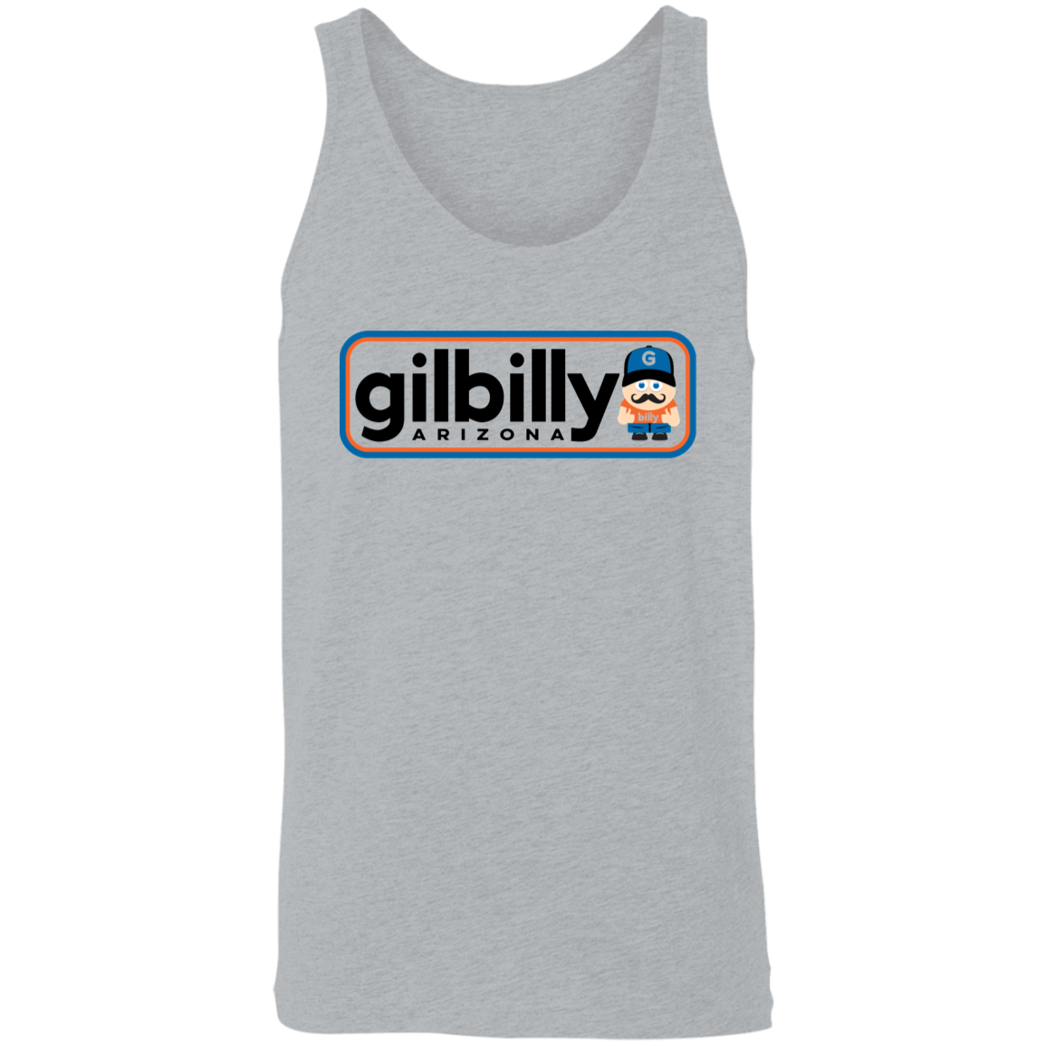 Gilbilly Unisex Tank Top | Heather Gray | Style 1