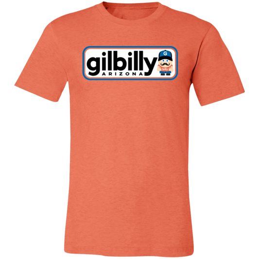 Unisex Crew Neck Shirt | Gilbilly Logo | Heather Orange