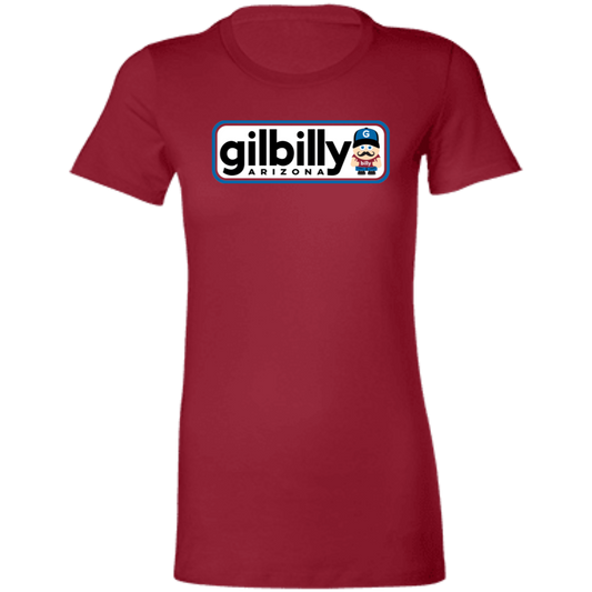 Women's Cut Shirt | Gilbilly Logo | Cardinal