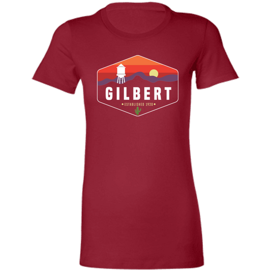 Women's Cut Shirt | Gilbert Sunset | Cardinal