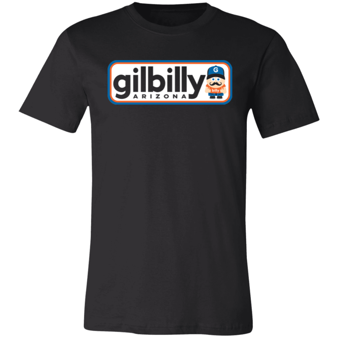 Unisex Crew Neck Shirt | Gilbilly Logo | Black