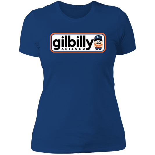 Boyfriend T-Shirt | Gilbilly Logo | Royal Blue