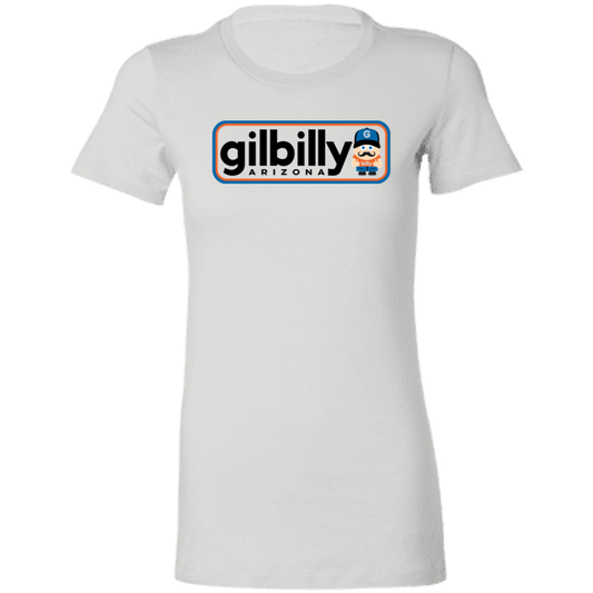 Women's Cut Shirt | Gilbilly Logo | White