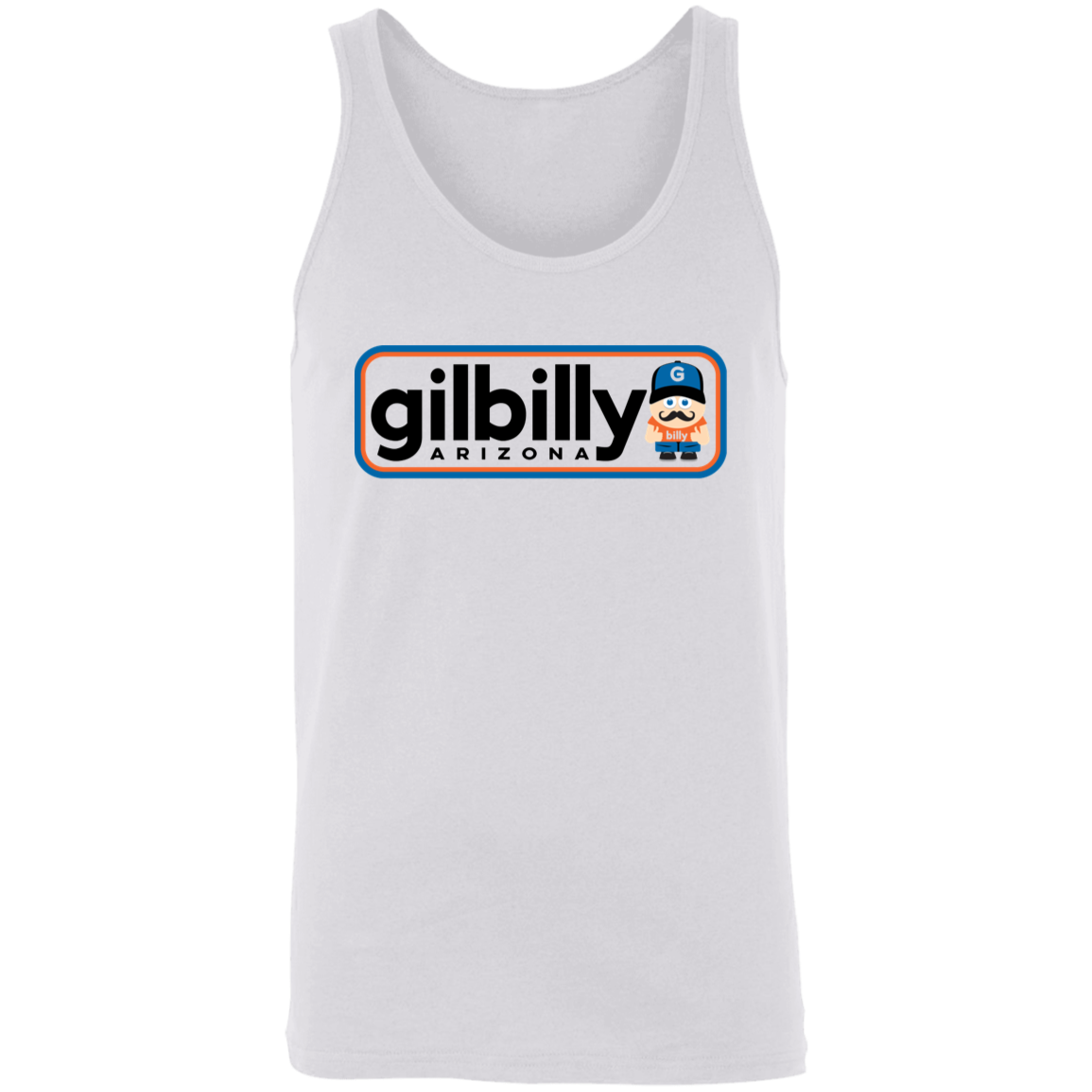 Gilbilly Unisex Tank Top | White | Style 1