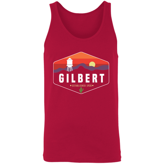 Gilbert Sunset | Unisex Tank Top | Red