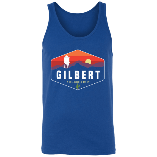 Gilbert Sunset | Unisex Tank Top | True Royal Blue