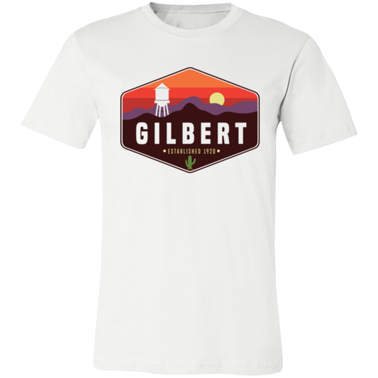 Unisex Crew Neck Shirt | Gilbert Sunset | White