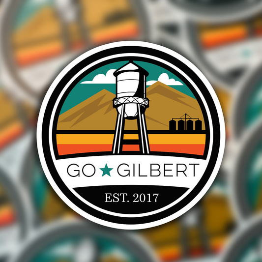 Go Gilbert 3 Inch Sticker